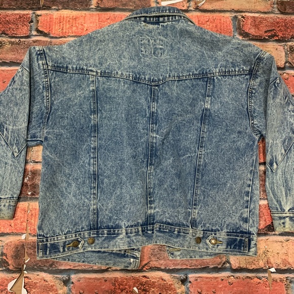 Vintage Light Wash Denim Jacket Size L - Picture 6 of 8